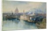 London from the Tower Bridge, 1914 by Richard Henry Wright