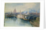 London from the Tower Bridge, 1914 by Richard Henry Wright