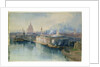 London from the Tower Bridge, 1914 by Richard Henry Wright