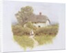 Young Girl by the Cottage Gate by Helen Allingham