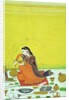 CBL In 11B.30 A Lady Prepares a Meal, miniature from a Bhagavata Purana series, Kangra, c.1810 by Indian School