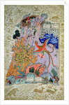 CBL Per 277.12 Zal being rescued by the mythical Simurgh by Persian School