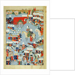 CBL T 413 fol.46a The Ailing Sultan Supported by his Vizir by Ottoman School