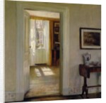 Interior with Garden by Carl Holsoe