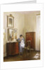 Interior with Lady Sewing, c.1910 by Carl Holsoe