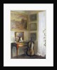 Interior with Cello and Spinet by Carl Holsoe