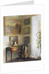 Interior with Cello and Spinet by Carl Holsoe