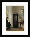 Interior with Woman Reading by Carl Holsoe