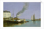 Honfleur, 1854-57 by Eugene Louis Boudin