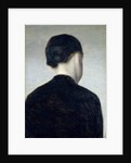 Seated Figure, Seen from Behind, 1884 by Vilhelm Hammershoi
