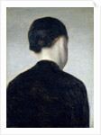 Seated Figure, Seen from Behind, 1884 by Vilhelm Hammershoi