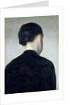 Seated Figure, Seen from Behind, 1884 by Vilhelm Hammershoi