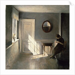 Girl Reading a Letter in an Interior, 1908 by Peter Vilhelm Ilsted