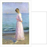 Girl in a Pink Dress, 1914 by Michael Peter Ancher