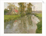 River Landscape, c.1897 by Fritz Thaulow