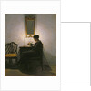 Woman rseading by Candlelight, 1908 by Peter Vilhelm Ilsted