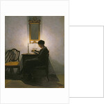 Woman rseading by Candlelight, 1908 by Peter Vilhelm Ilsted