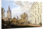 View of Christ Church Cathedral and the Garden and Fellows' Building of Corpus Christi College, Oxford by William Turner