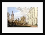 View of Christ Church Cathedral and the Garden and Fellows' Building of Corpus Christi College, Oxford by William Turner