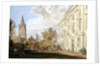 View of Christ Church Cathedral and the Garden and Fellows' Building of Corpus Christi College, Oxford by William Turner