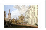View of Christ Church Cathedral and the Garden and Fellows' Building of Corpus Christi College, Oxford by William Turner