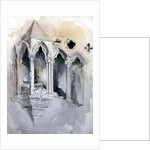 A Gothic Stairway in Chester Cathedral by John Ruskin