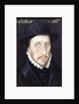 Portrait of John Jewell Fellow of Corpus Christi College, Oxford and Bishop of Salisbury by English School
