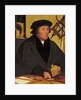 Portrait of Nicholas Kratzer Fellow of Corpus Christi College and later Astronomer Royal to King Henry VIII by Hans (after) Holbein the Younger