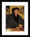 Portrait of Nicholas Kratzer Fellow of Corpus Christi College and later Astronomer Royal to King Henry VIII by Hans (after) Holbein the Younger