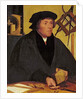 Portrait of Nicholas Kratzer Fellow of Corpus Christi College and later Astronomer Royal to King Henry VIII by Hans (after) Holbein the Younger