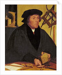 Portrait of Nicholas Kratzer Fellow of Corpus Christi College and later Astronomer Royal to King Henry VIII by Hans (after) Holbein the Younger