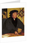 Portrait of Nicholas Kratzer Fellow of Corpus Christi College and later Astronomer Royal to King Henry VIII by Hans (after) Holbein the Younger