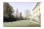 The Garden and Fellows' Building of Corpus Christi College, Oxford by William Turner