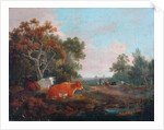 Landscape with Cattle by William Collins