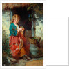 Woman At A Cottage Door, 1851-93 by Thomas Faed