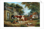 Farmyard, 1856 by John Frederick Senior Herring