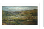 Hebden Bridge from Palace House, Fairfield, 1869 by John Holland