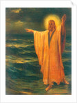 Christ Walking On The Water by Phillip Richard Morris