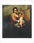 Virgin and child, 18th century by Bartolome Esteban Murillo