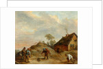 Men Playing At Bowls by David the Younger (attr. to) Teniers