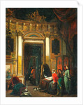 Interior With Figures by Herman Frederik Carel Tenkate