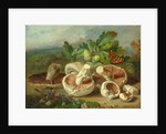 Still Life With Mushrooms Etc., 1859 by Unknown Artist