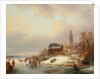 Snow Scene in Holland by Franz Xaver Winterhalter