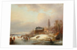 Snow Scene in Holland by Franz Xaver Winterhalter