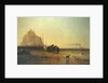 Evening off St Michael's Mount, 1855 by James Webb