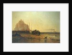 Evening off St Michael's Mount, 1855 by James Webb