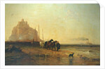 Evening off St Michael's Mount, 1855 by James Webb