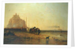 Evening off St Michael's Mount, 1855 by James Webb
