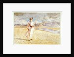 Woman Walking on the Sand by Henry Tonks