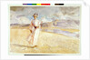 Woman Walking on the Sand by Henry Tonks